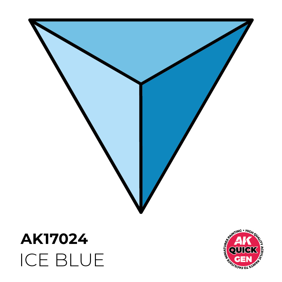 AK Pintura Acrílica Quickgen AK17024 Intensity Low Ice Blue 18ml