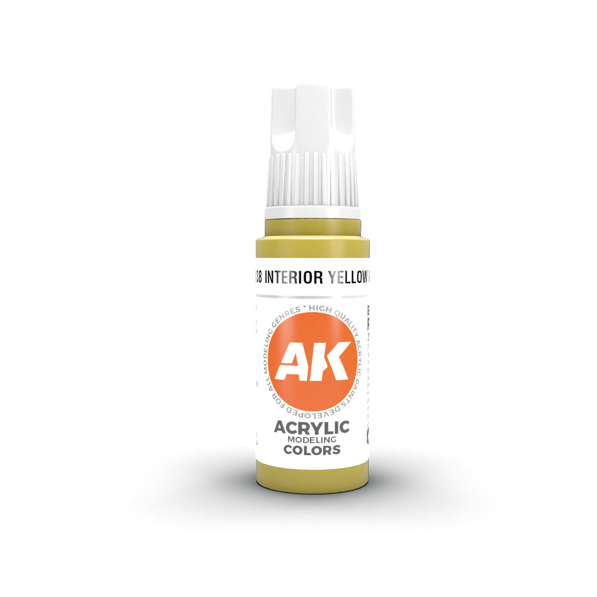 Ak Pintura Acrílica Gama Genérica AK11138 Interior Yellow Green 18ml