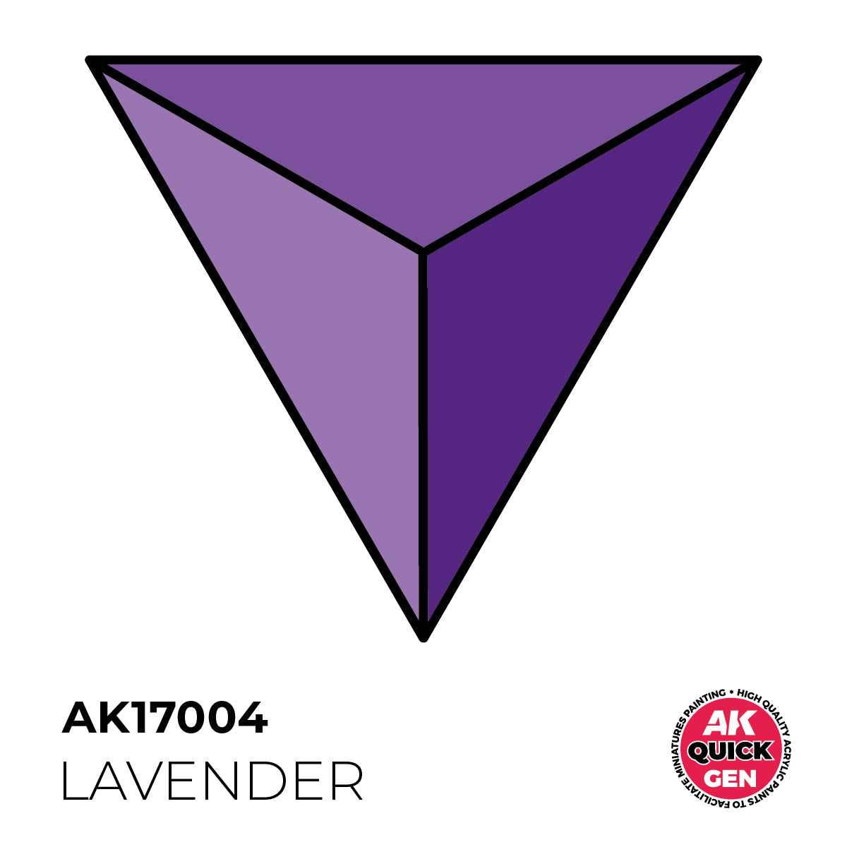 AK Pintura Acrílica Quickgen AK17004 Intensity Medium Lavender 18ml