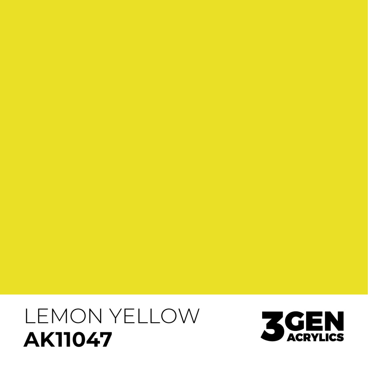 Ak Pintura Acrílica Gama Genérica AK11047 Lemon Yellow 18ml