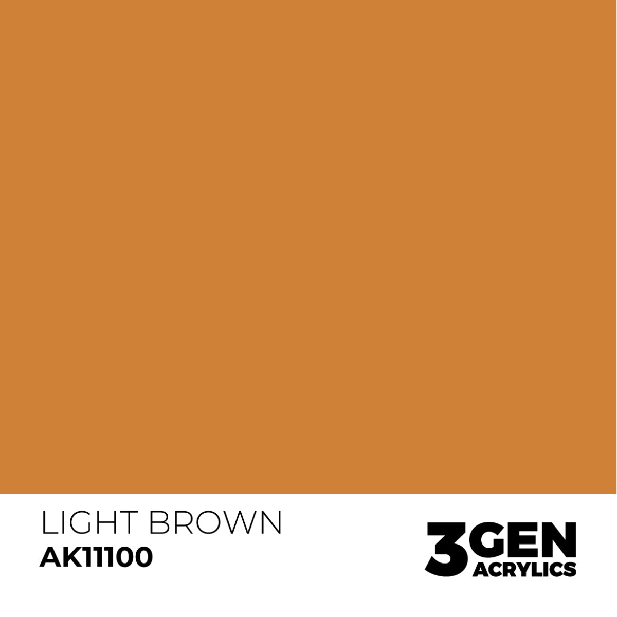 Ak Pintura Acrílica Gama Genérica AK11100 Light Brown 18ml