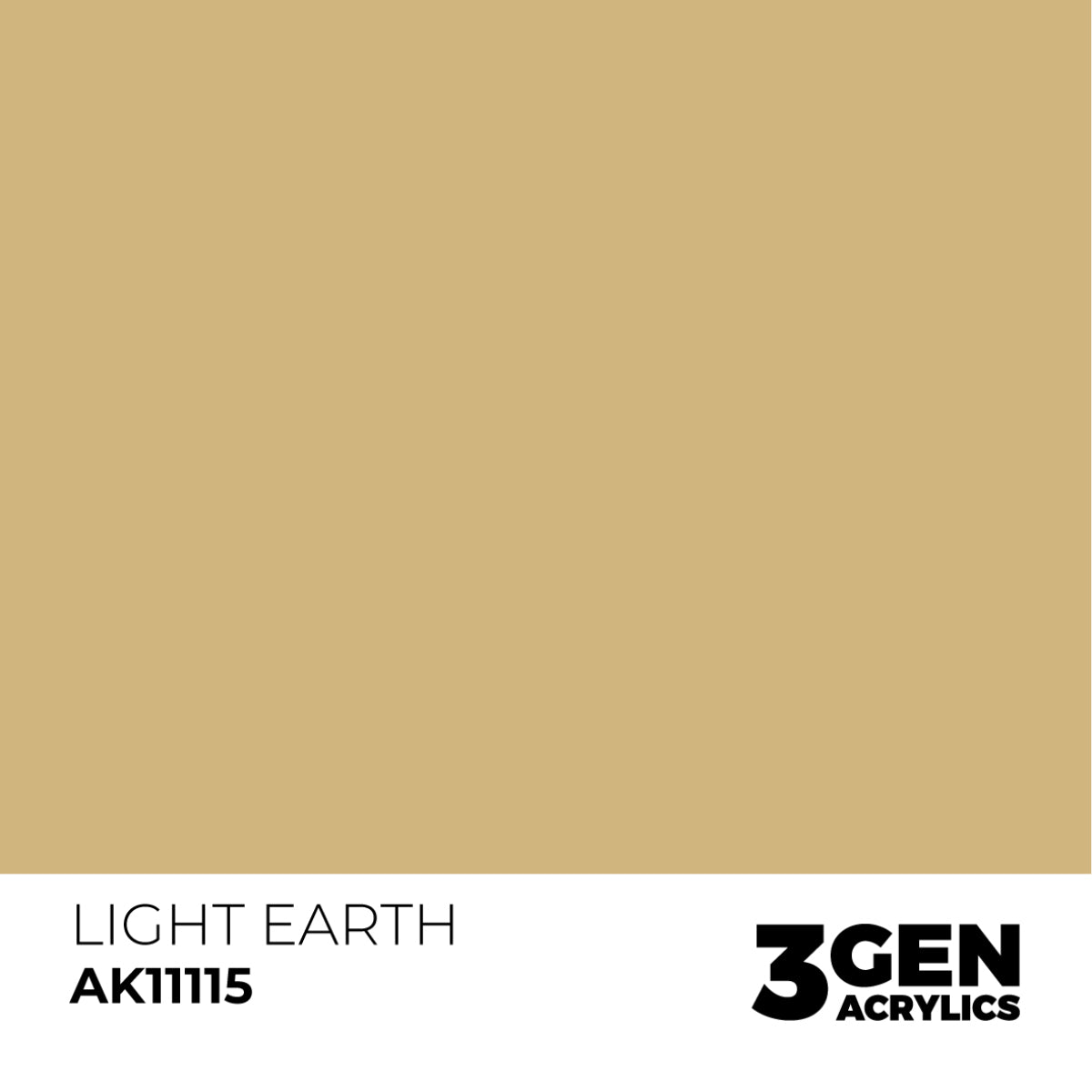 Ak Pintura Acrílica Gama Genérica AK11115 Light Earth 18ml