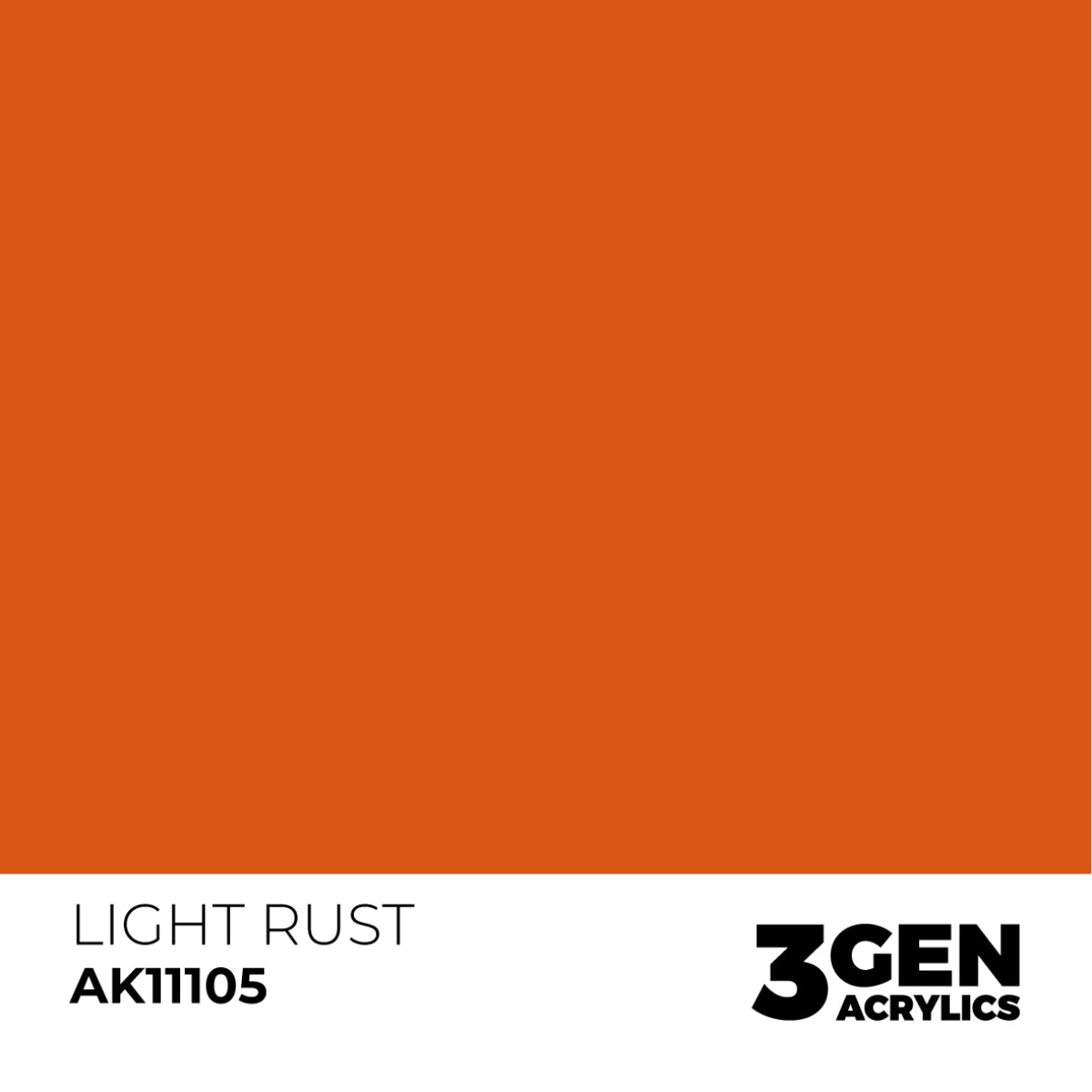 Ak Pintura Acrílica Gama Genérica AK11105 Light Rust Rust 18ml