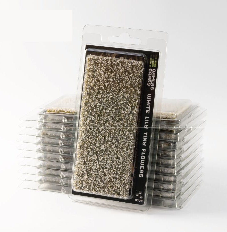 Gamers Grass Tuft Pastos Para Modelismo White Lily Tiny Flower 4mm - GGFSWL