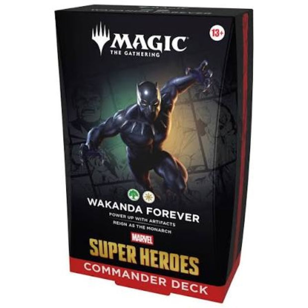 MTG Marvel Super Heroes Wakanda Forever Commander Inglés