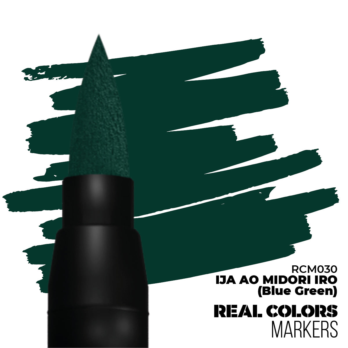 Ak Real Colors Rotulador Acrílico RCM030 Ija Ao Midori Iro (Blue Green)