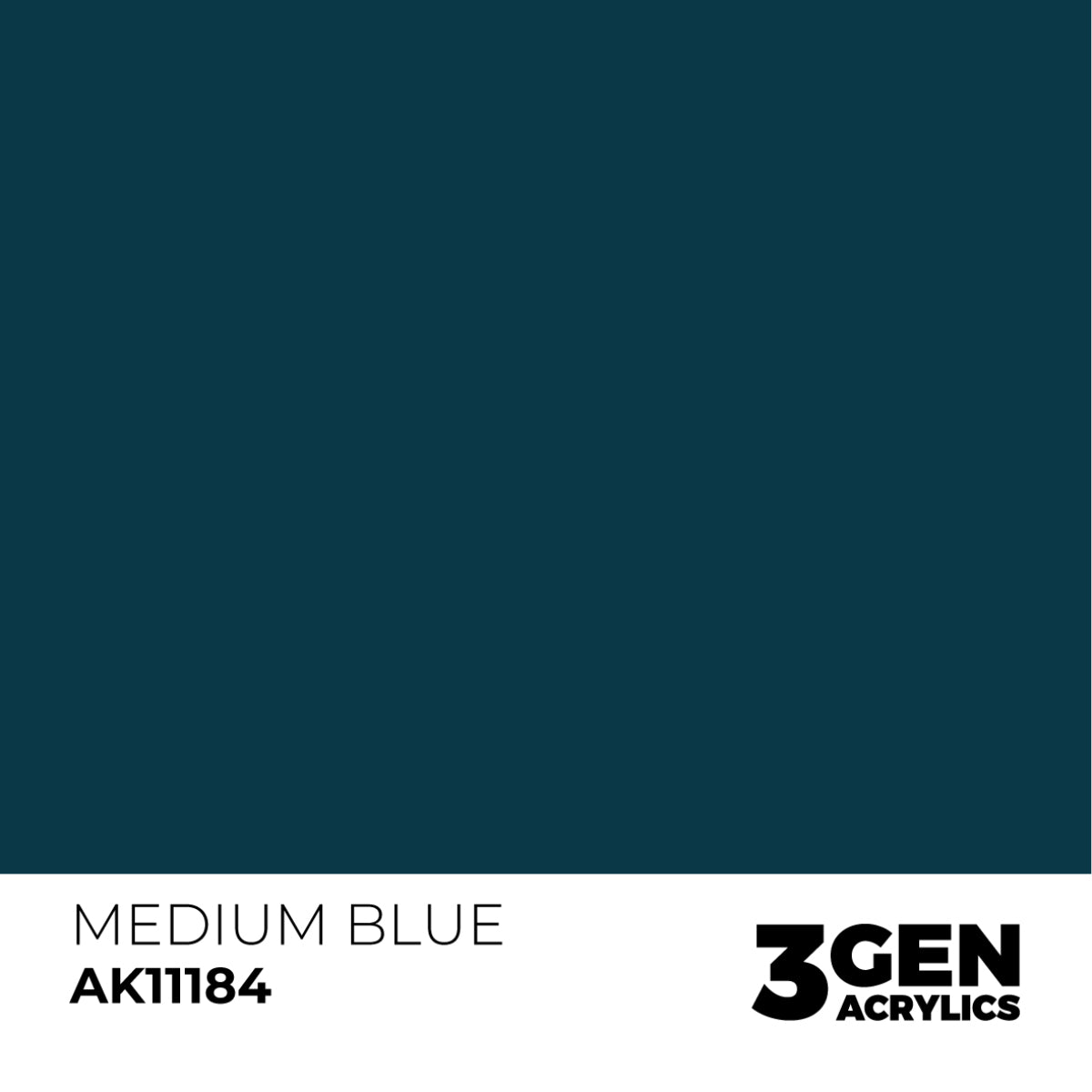 Ak Pintura Acrílica Gama Genérica AK11184 Medium Blue 18ml