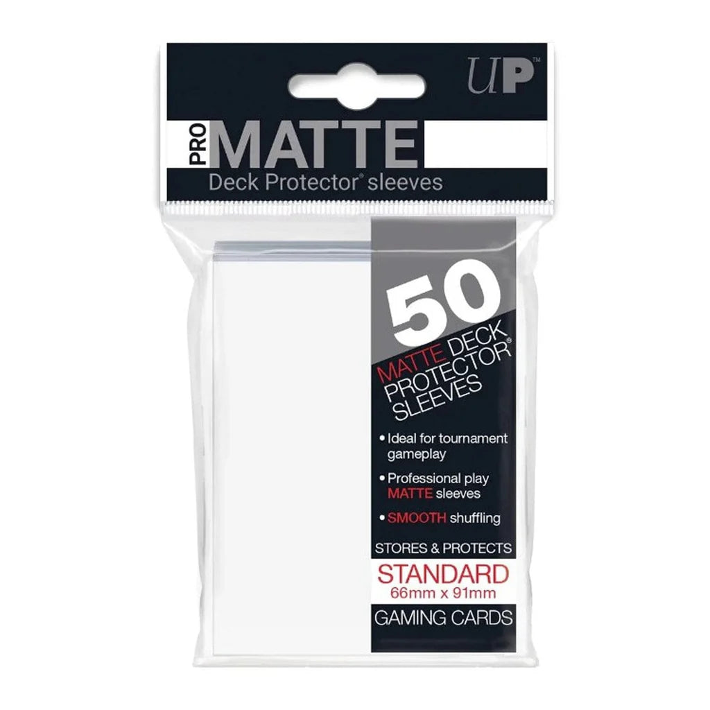Ultra Pro Pro Matte Micas Standard 66x91 Blanco Pack 50