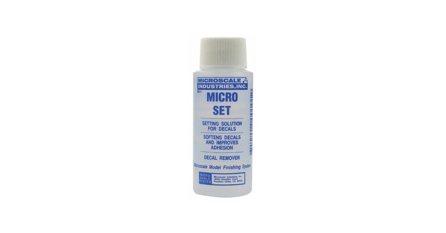 Microscale Micro Set Solución Removedora De Calcomanías 1oz MRS MI-1