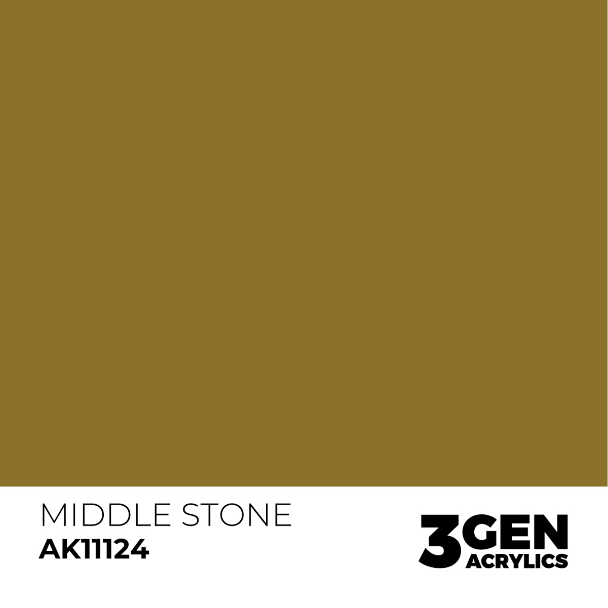 Ak Pintura Acrílica Gama Genérica AK11124 Middle Stone 18ml