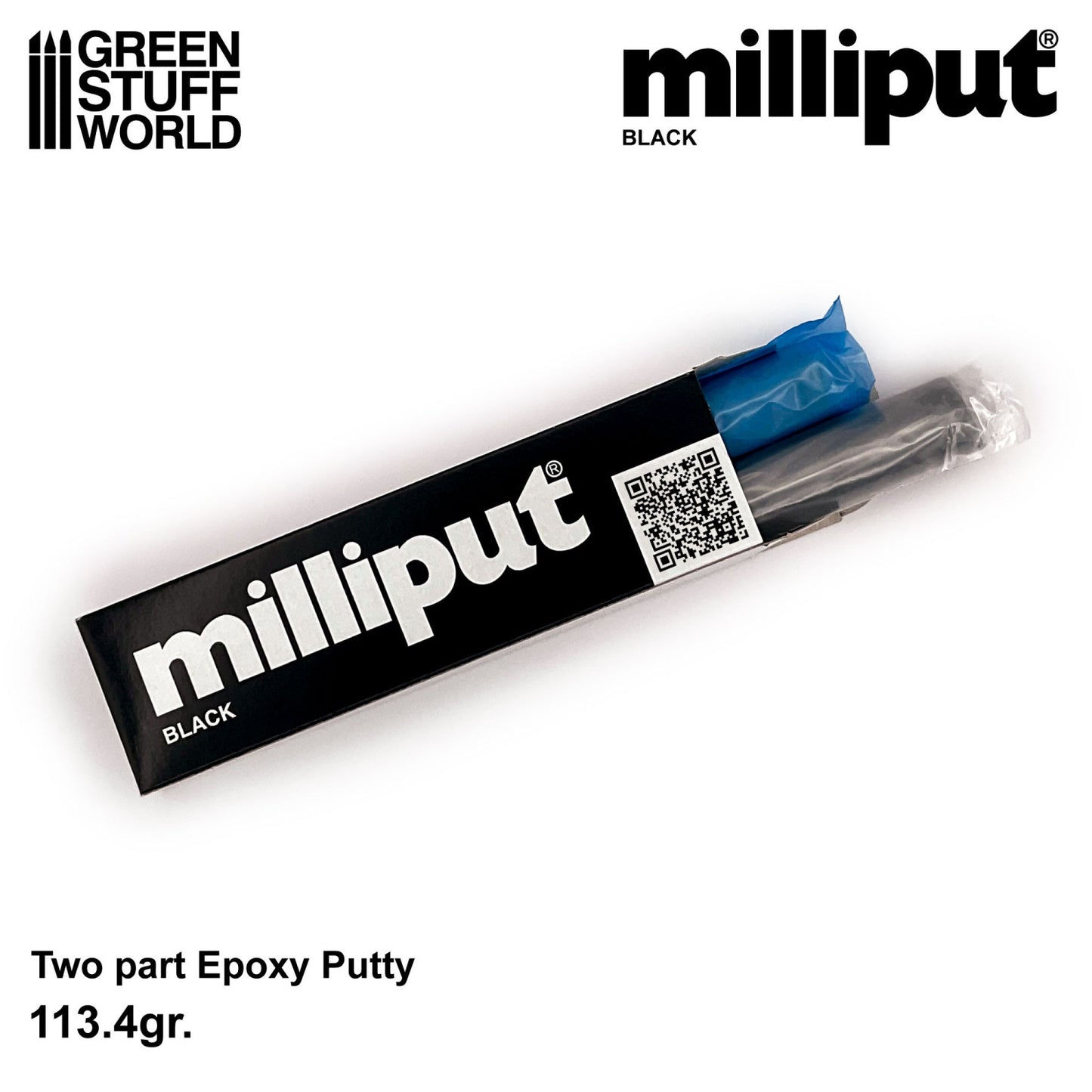 Green Stuff World Milliput Negro 4oz Masilla Epoxi