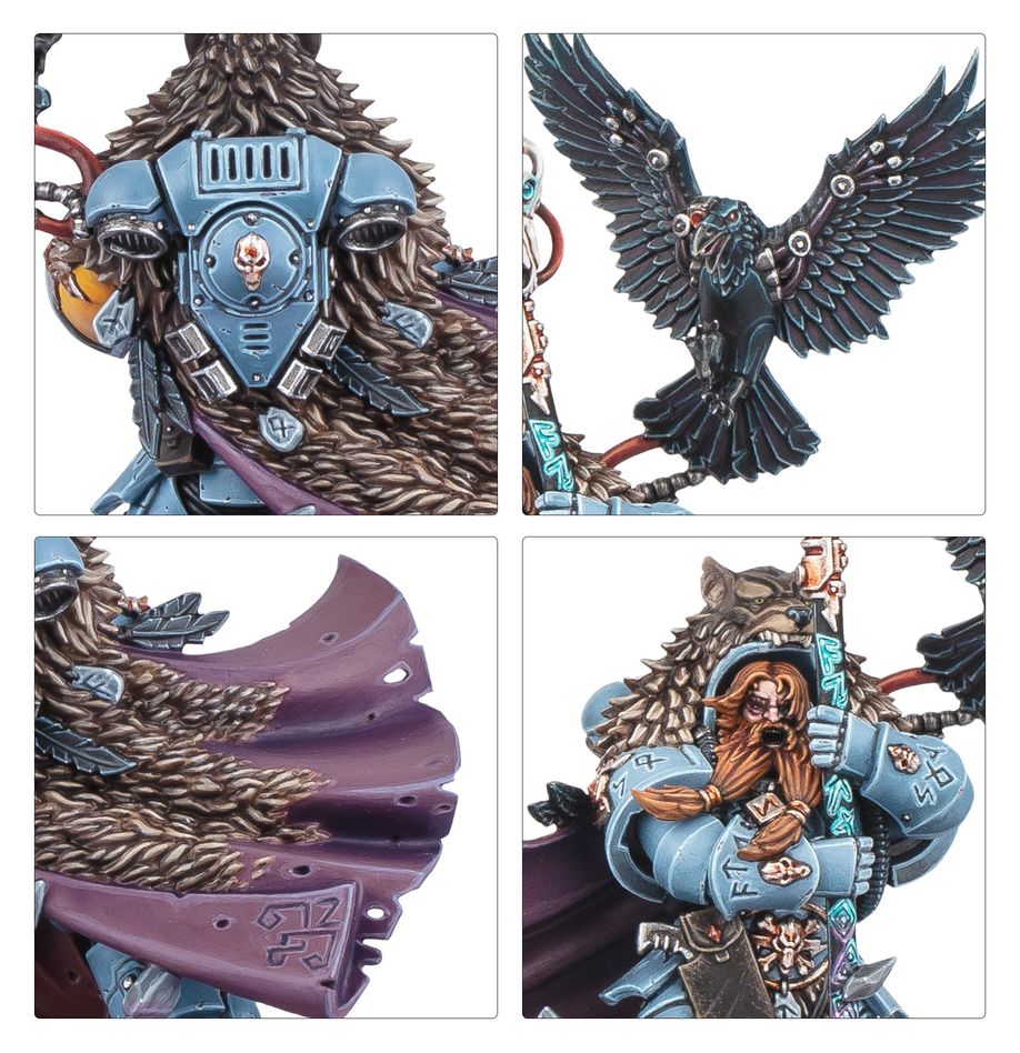 Games Workshop Warhammer40k Space Wolves Njal Stormcaller