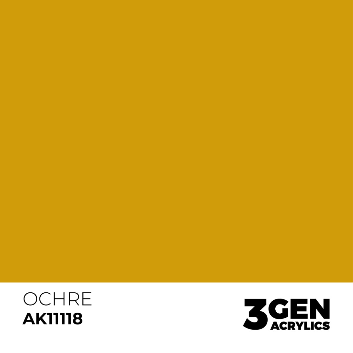 Ak Pintura Acrílica Gama Genérica AK11118 Ochre 18ml