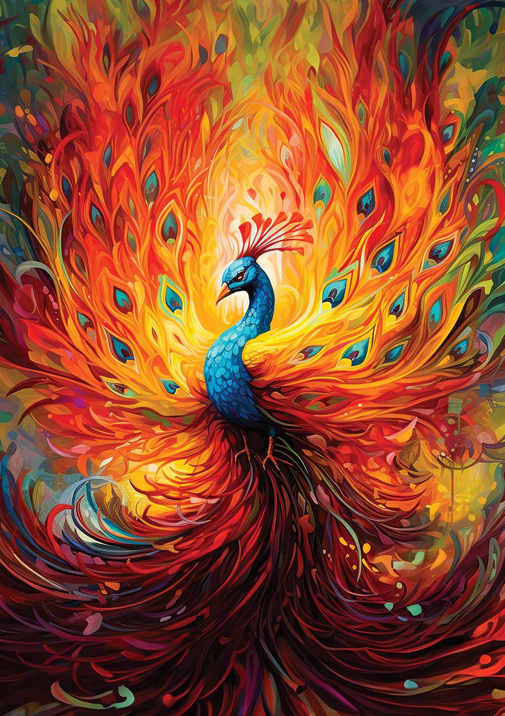 Art Puzzle Rompecabezas Pavoreal Colorido 1500 Pzas