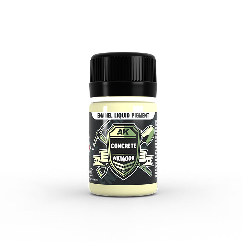 Ak Enamel Liquid Pigment Pigmento Liquido AK14006 Concrete 35ml