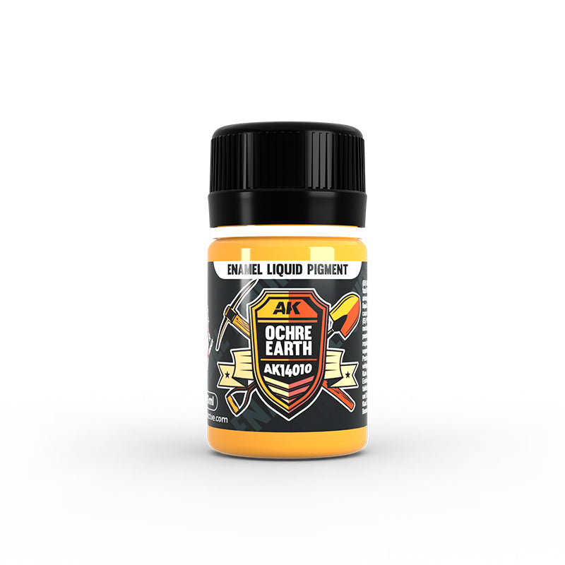 Ak Enamel Liquid Pigment Pigmento Liquido AK14010 Ochre Earth 35ml