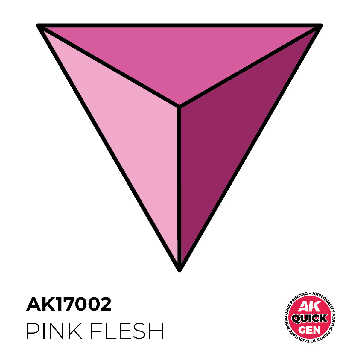 AK Pintura Acrílica Quickgen AK17002 Intensity Low Pink Flesh 18ml