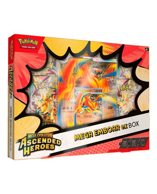 Pokemon Tcg Ascended Heroes Mega Emboar Ex Box