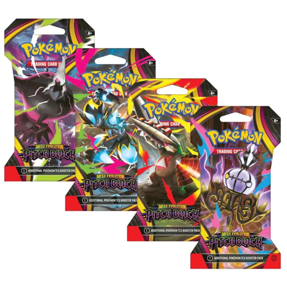 Pokemon Tcg Pitch Black Sleeves Booster Sobre Individual