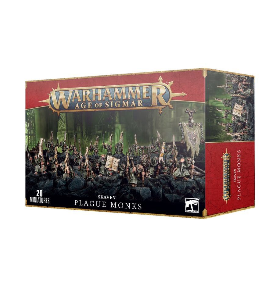 Games Workshop Warhammer Aos Skaven Plague Monks
