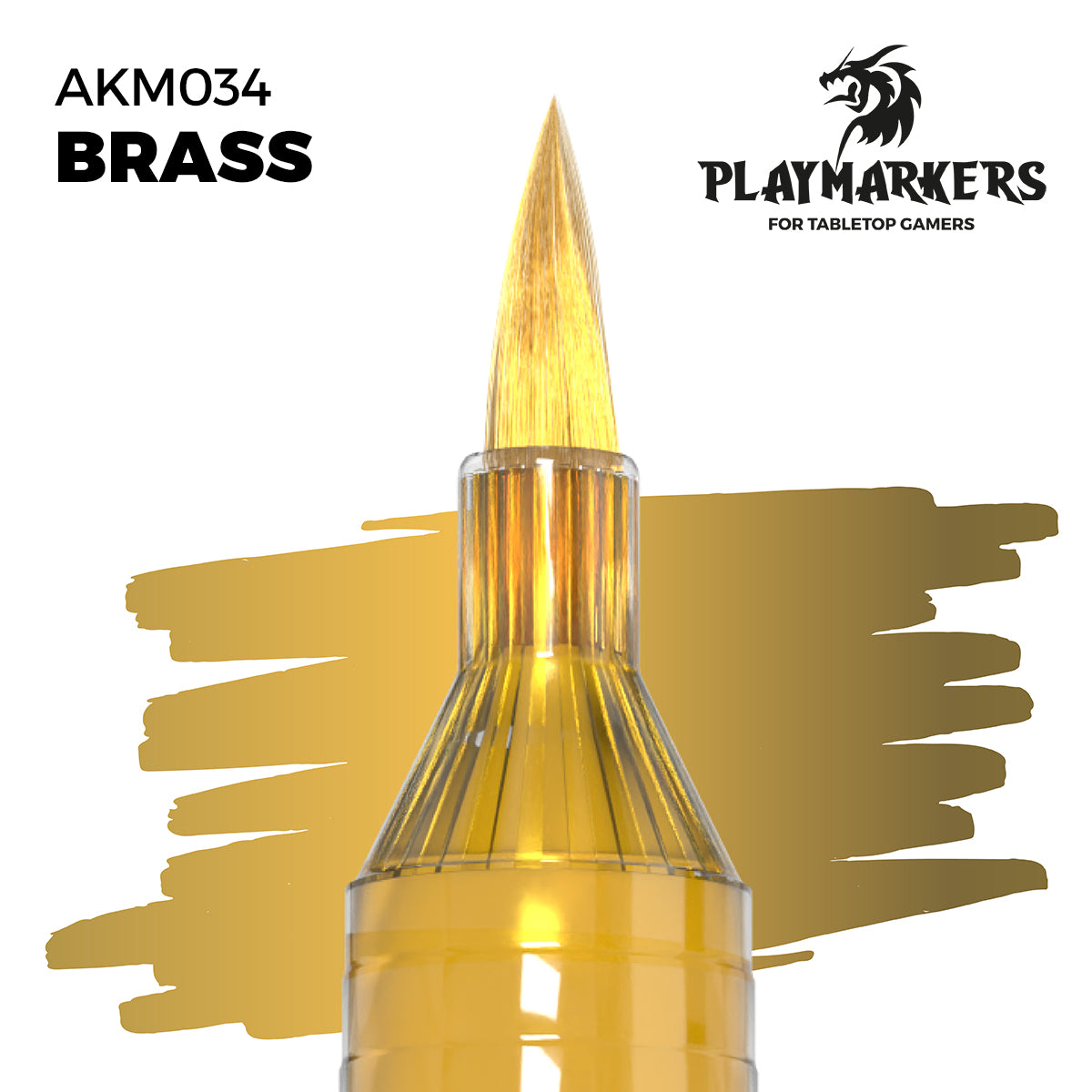 Ak Playmarker Rotulador De Pintura Acrílica AKM034 Brass