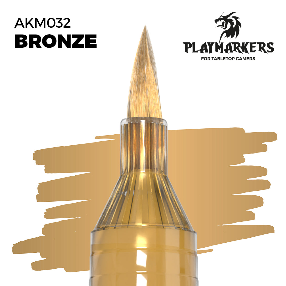 Ak Playmarker Rotulador De Pintura Acrílica AKM032 Bronze