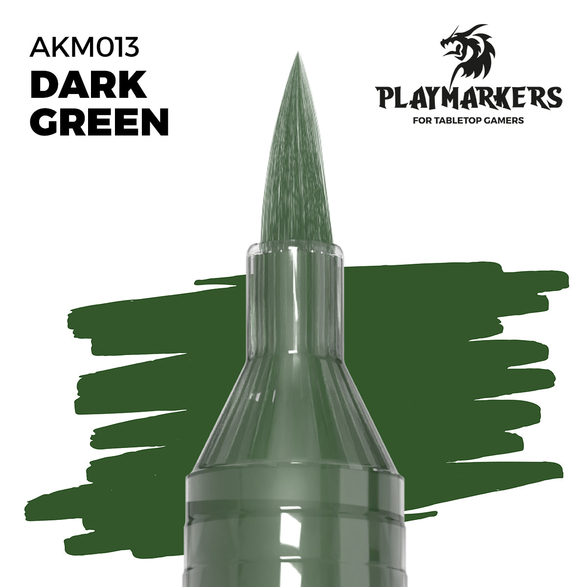 Ak Playmarker Rotulador De Pintura Acrílica AKM013 Dark Green