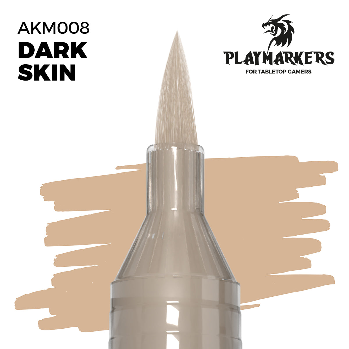 Ak Playmarker Rotulador De Pintura Acrílica AKM008 Dark Skin