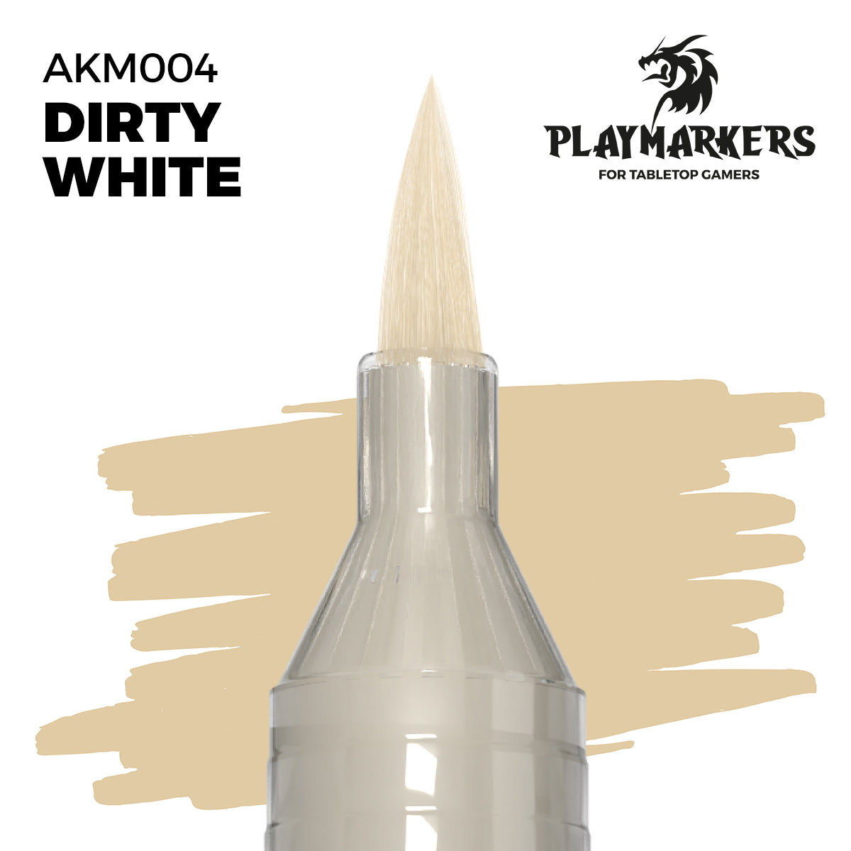 Ak Playmarker Rotulador De Pintura Acrílica AKM004 Dirty White