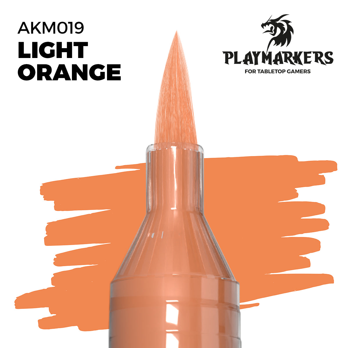 Ak Playmarker Rotulador De Pintura Acrílica AKM019 Light Orange