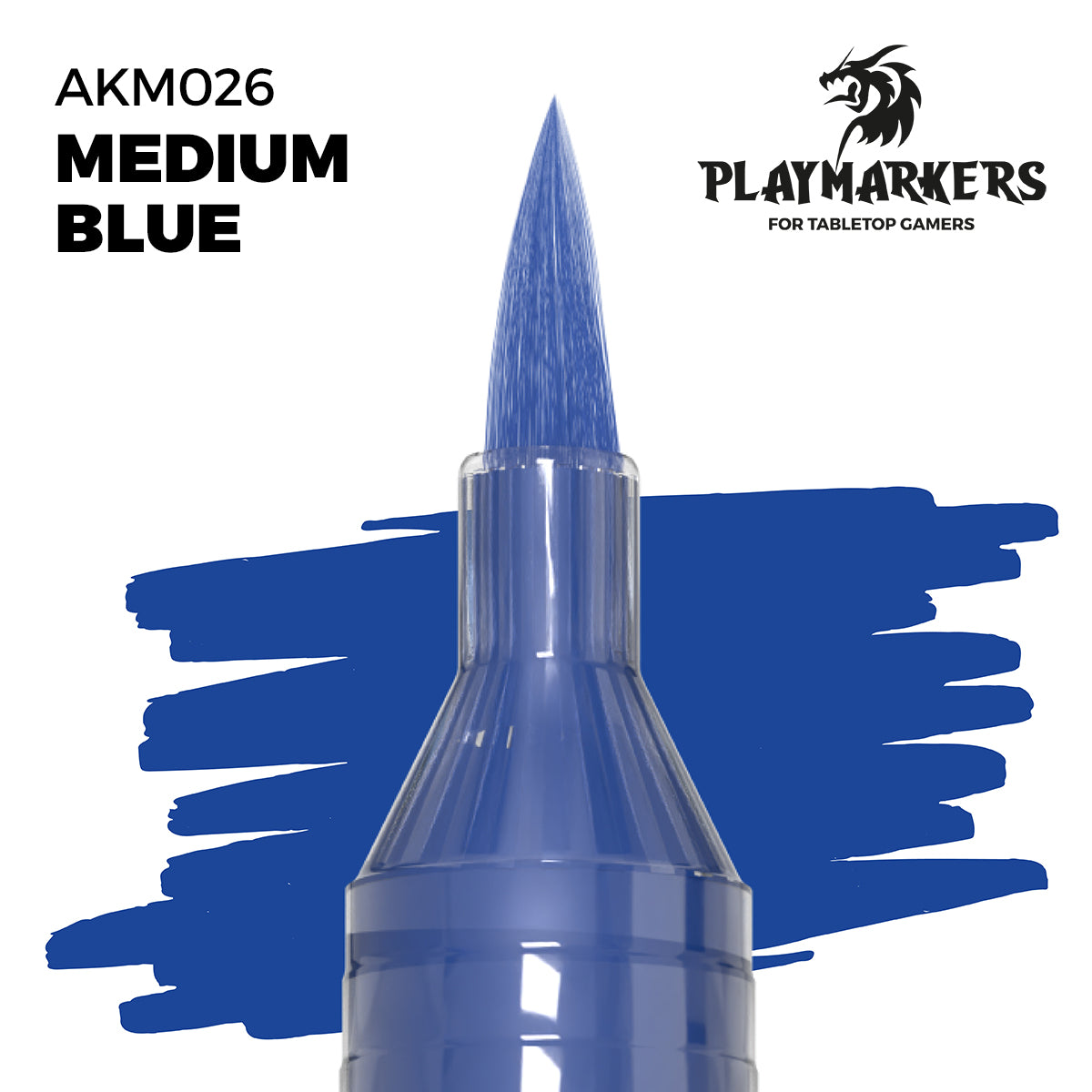 Ak Playmarker Rotulador De Pintura Acrílica AKM026 Medium Blue
