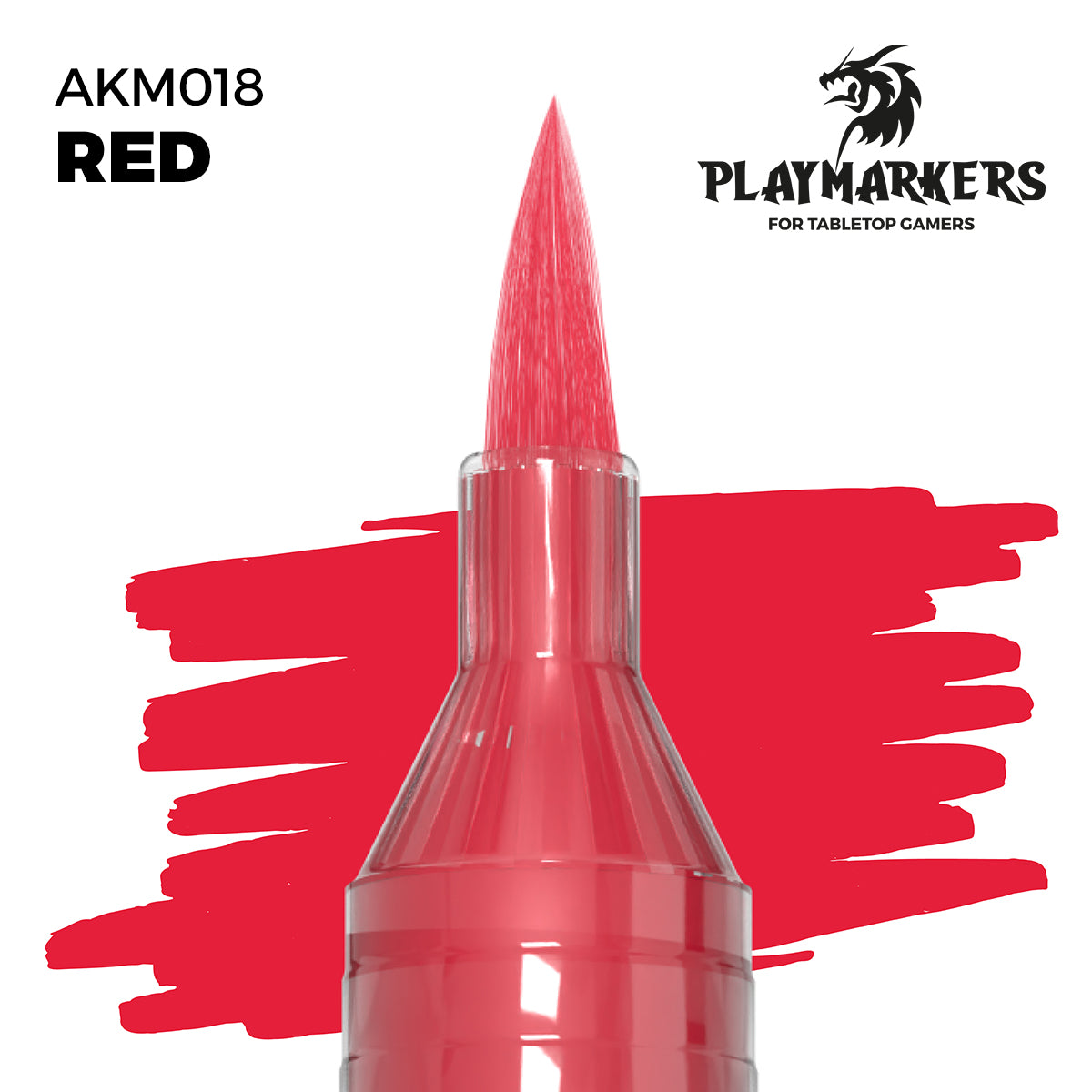 Ak Playmarker Rotulador De Pintura Acrílica AKM018 Red
