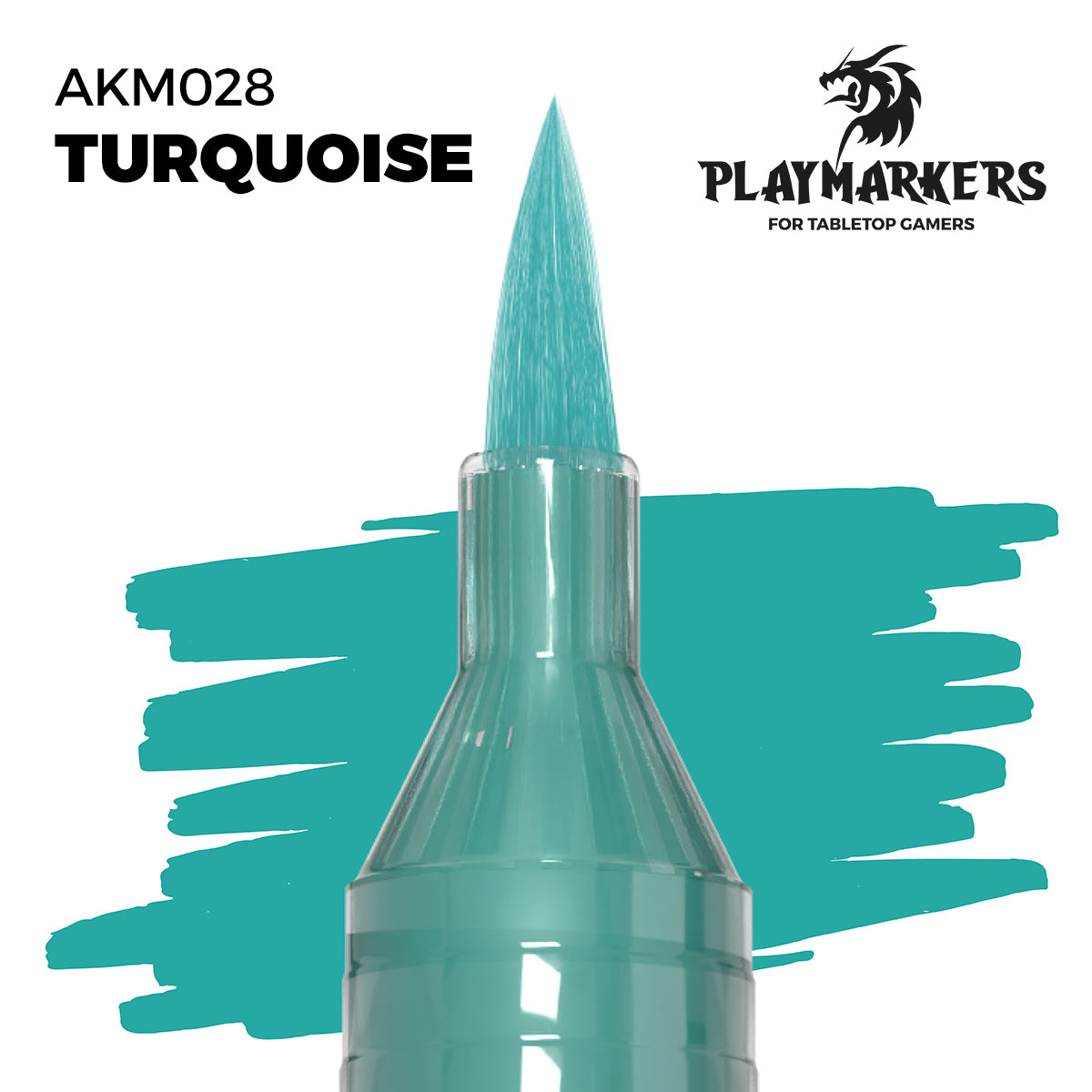 Ak Playmarker Rotulador De Pintura Acrílica AKM028 Turquoise