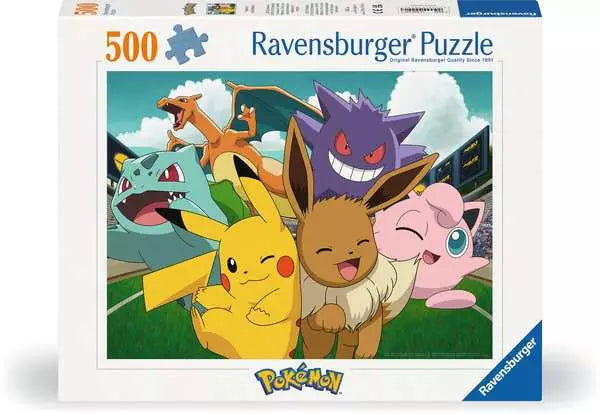 Ravensburger Rompecabezas Pokémon Kanto En Estadio 500 Pza