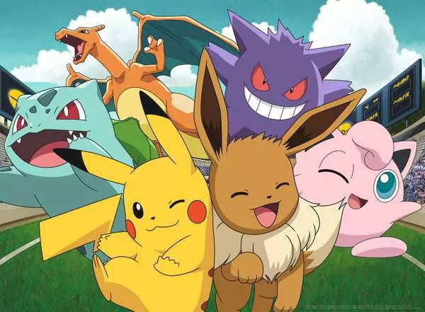 Ravensburger Rompecabezas Pokémon Kanto En Estadio 500 Pza
