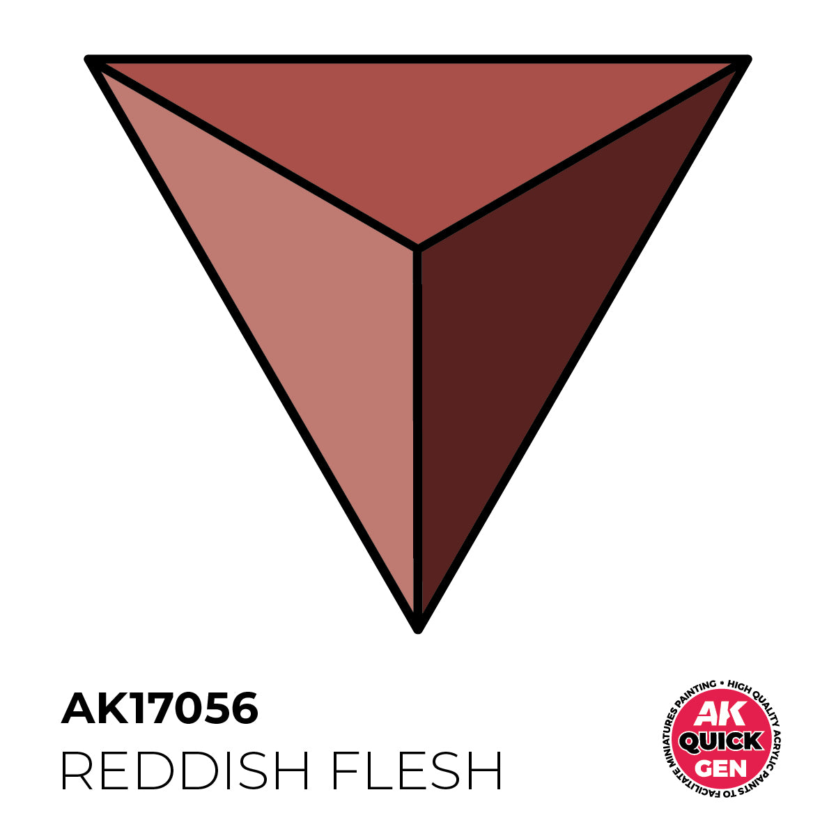 AK Pintura Acrílica Quickgen AK17056 Intensity Low Reddish Flesh 18ml