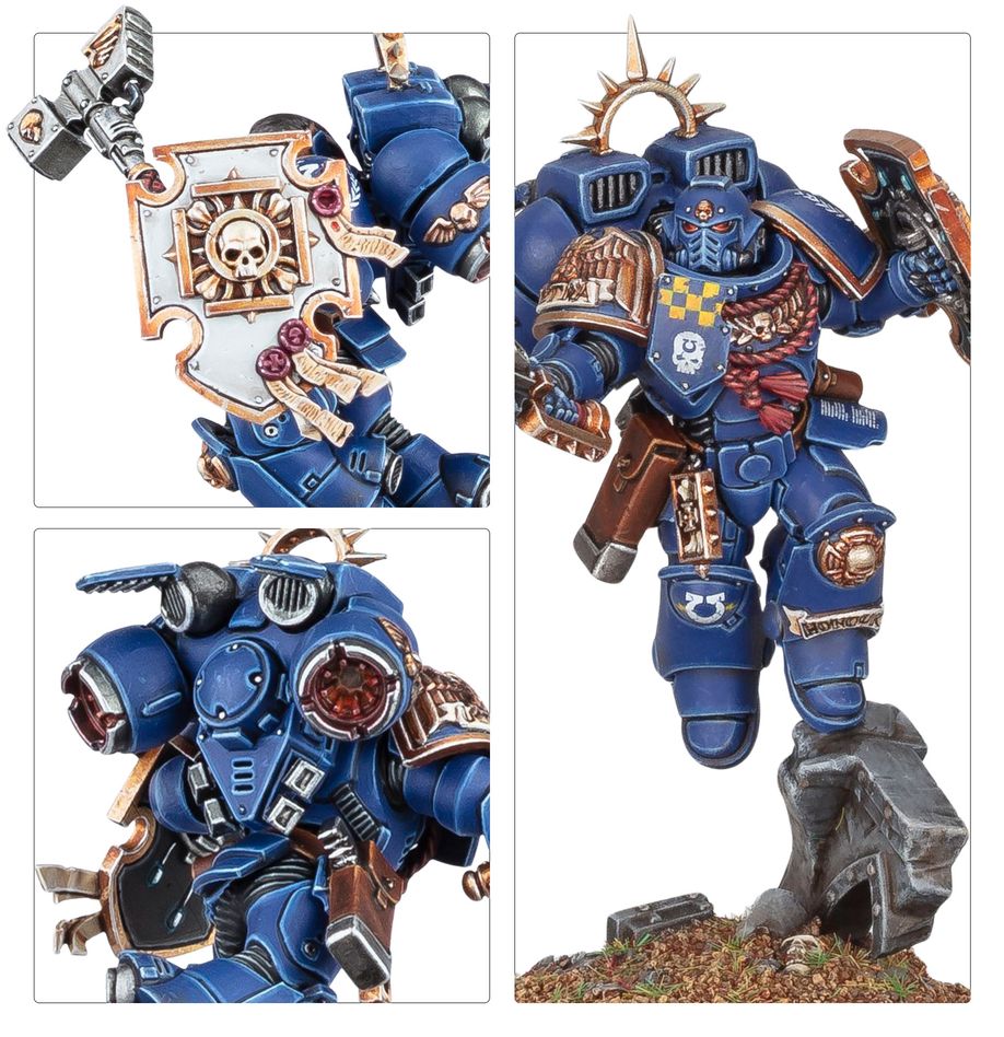 GW Warhammer40K Space Marines Captain With Jump Pack And Relic Shield
