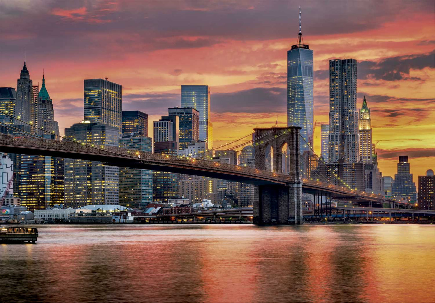 Clementoni Rompecabezas Nueva York East River Al Atardecer 1500 Pza