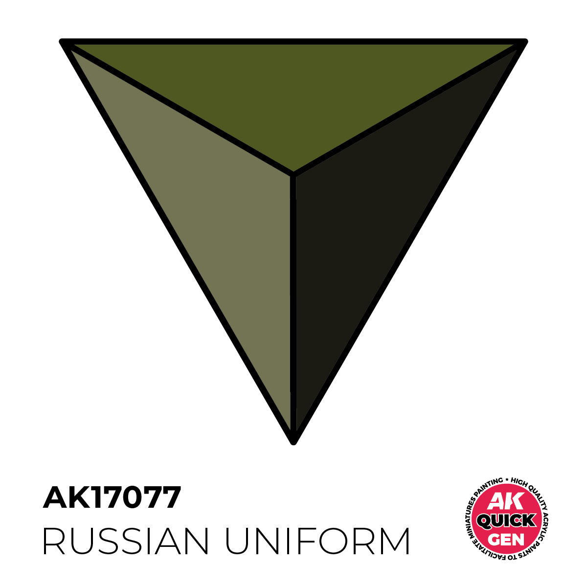 AK Pintura Acrílica Quickgen AK17077 Military Russian Uniform 18ml
