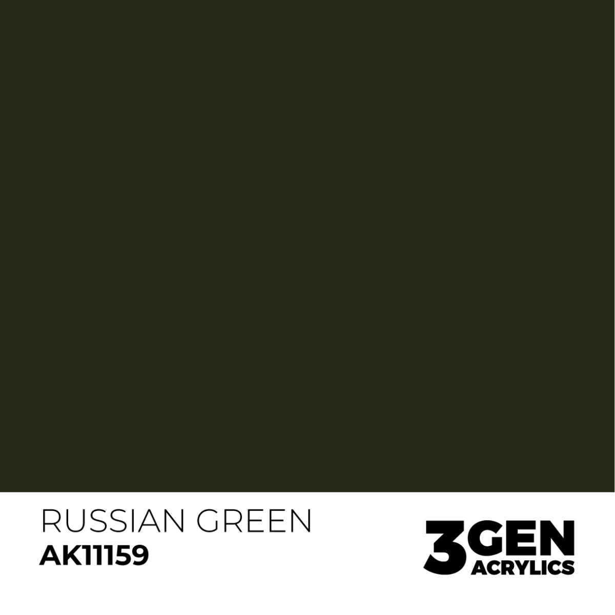 Ak Pintura Acrílica Gama Genérica AK11159 Russian Green 18ml