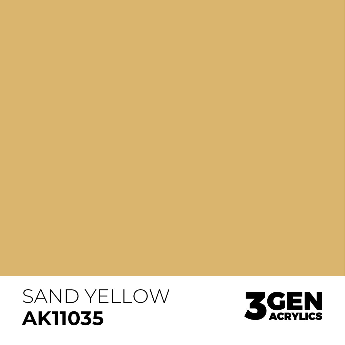 Ak Pintura Acrílica Gama Genérica AK11035 Sand Yellow 18ml