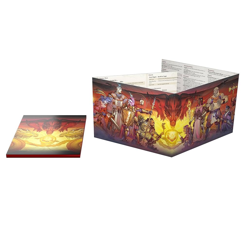 Dungeons & Dragons Rpg Dungeon Masters Screen Pantalla de Juego