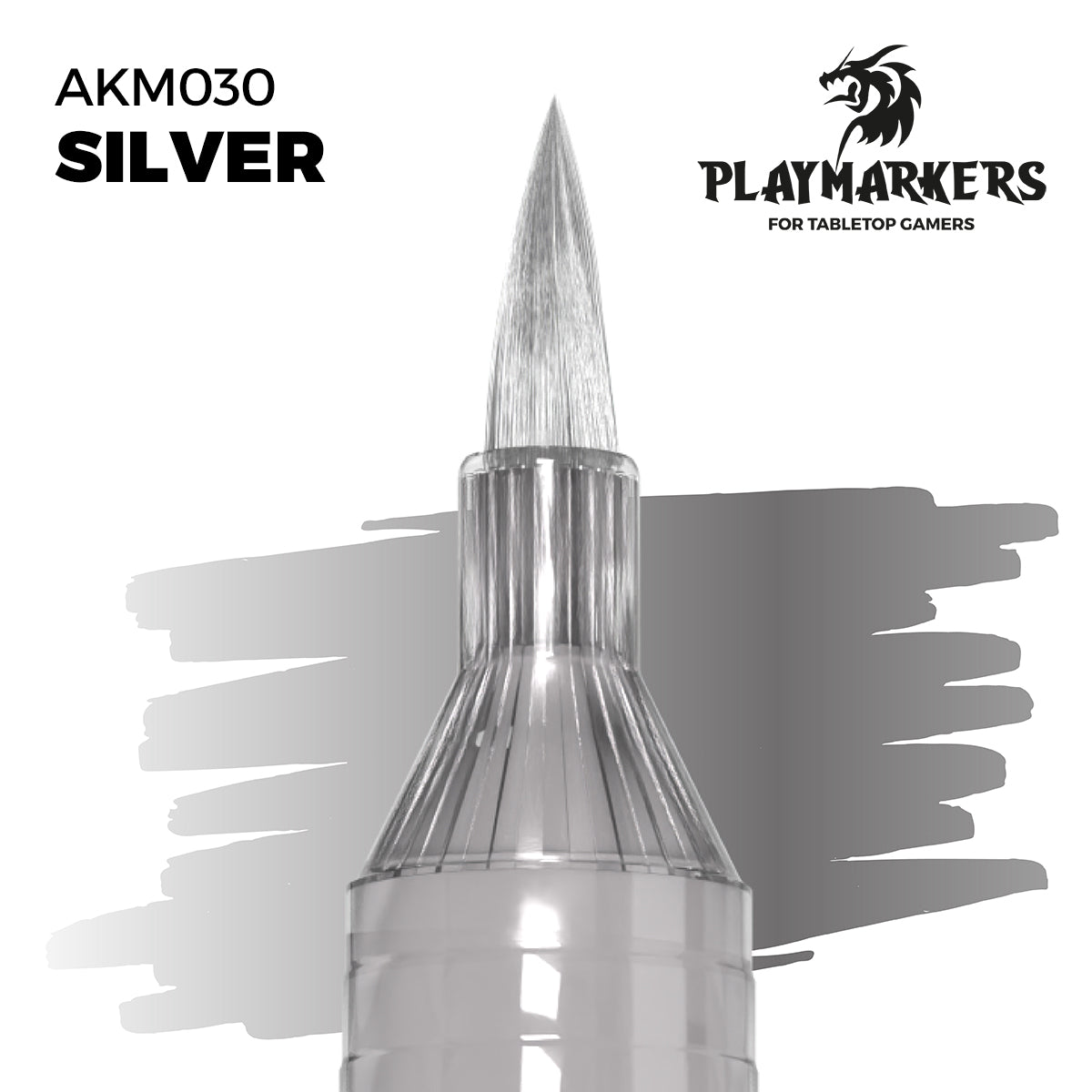Ak Playmarker Rotulador De Pintura Acrílica AKM030 Silver