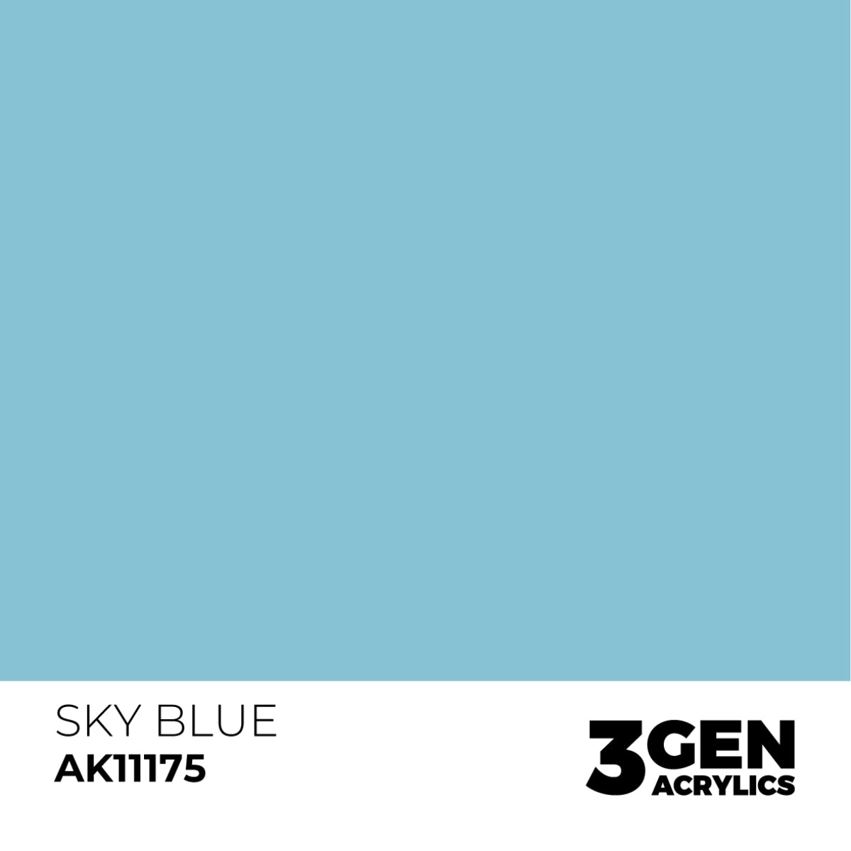Ak Pintura Acrílica Gama Genérica AK11175 Sky Blue 18ml