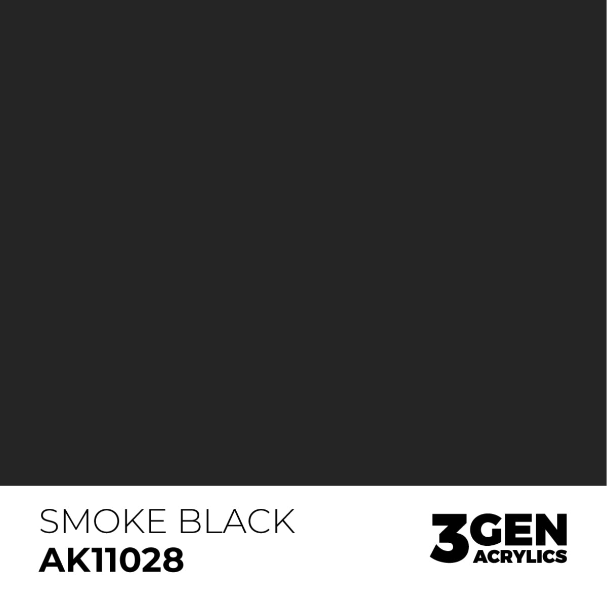 Ak Pintura Acrílica Gama Genérica AK11028 Smoke Black 18ml