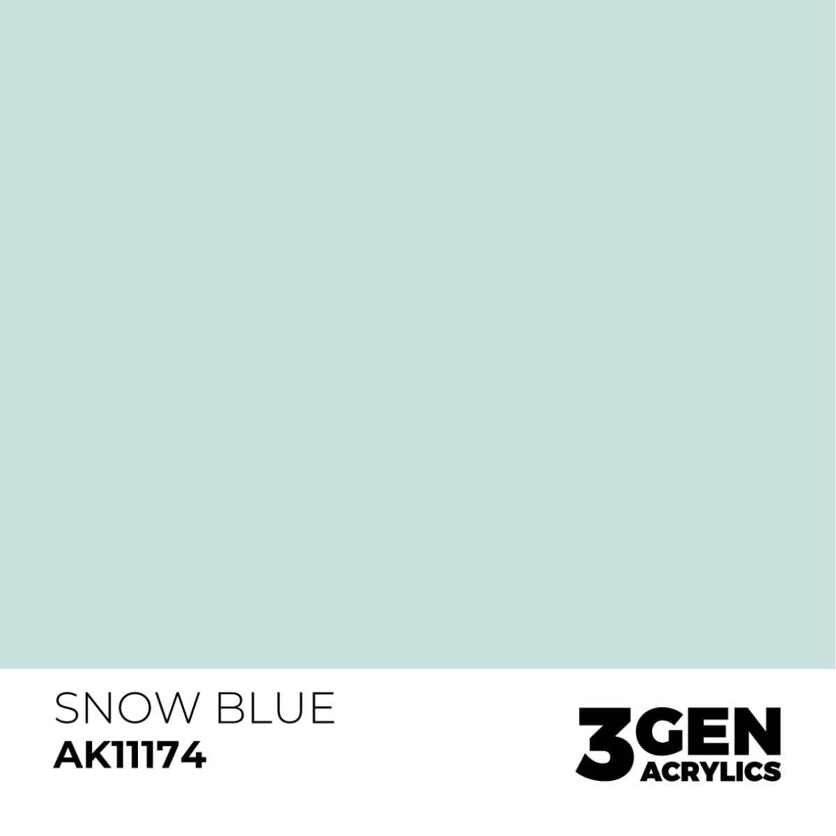 Ak Pintura Acrílica Gama Genérica AK11174 Snow Blue18ml