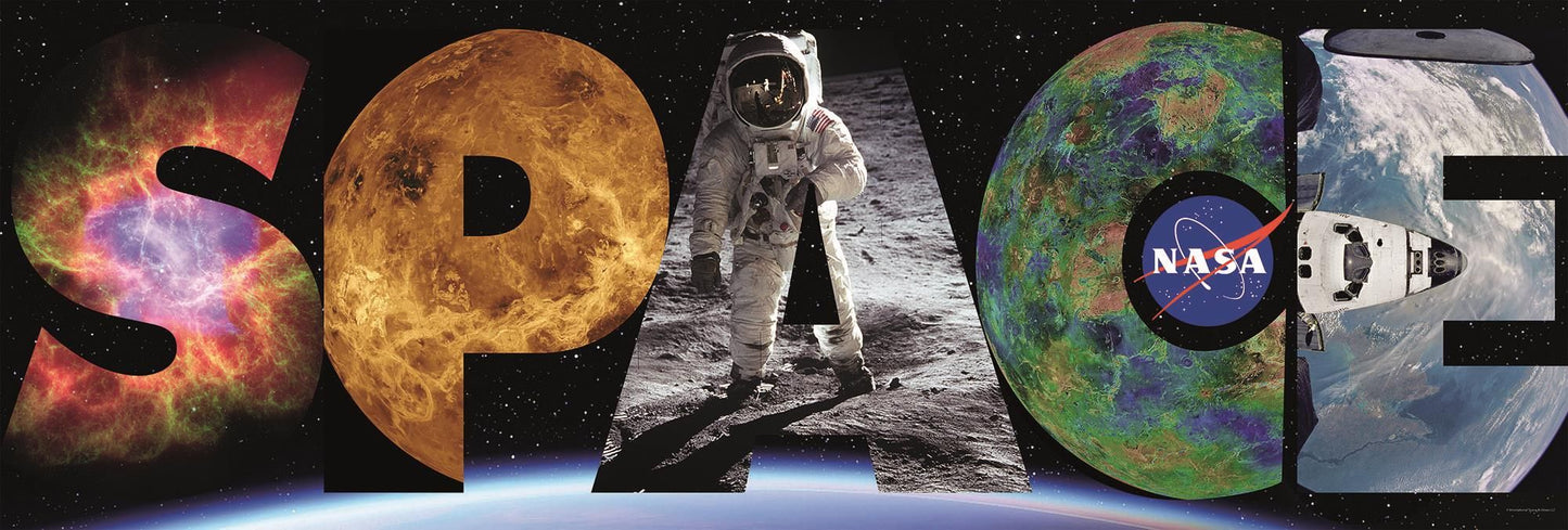 Clementoni Rompecabezas Panoramico Nasa Espacio 1000 Pza