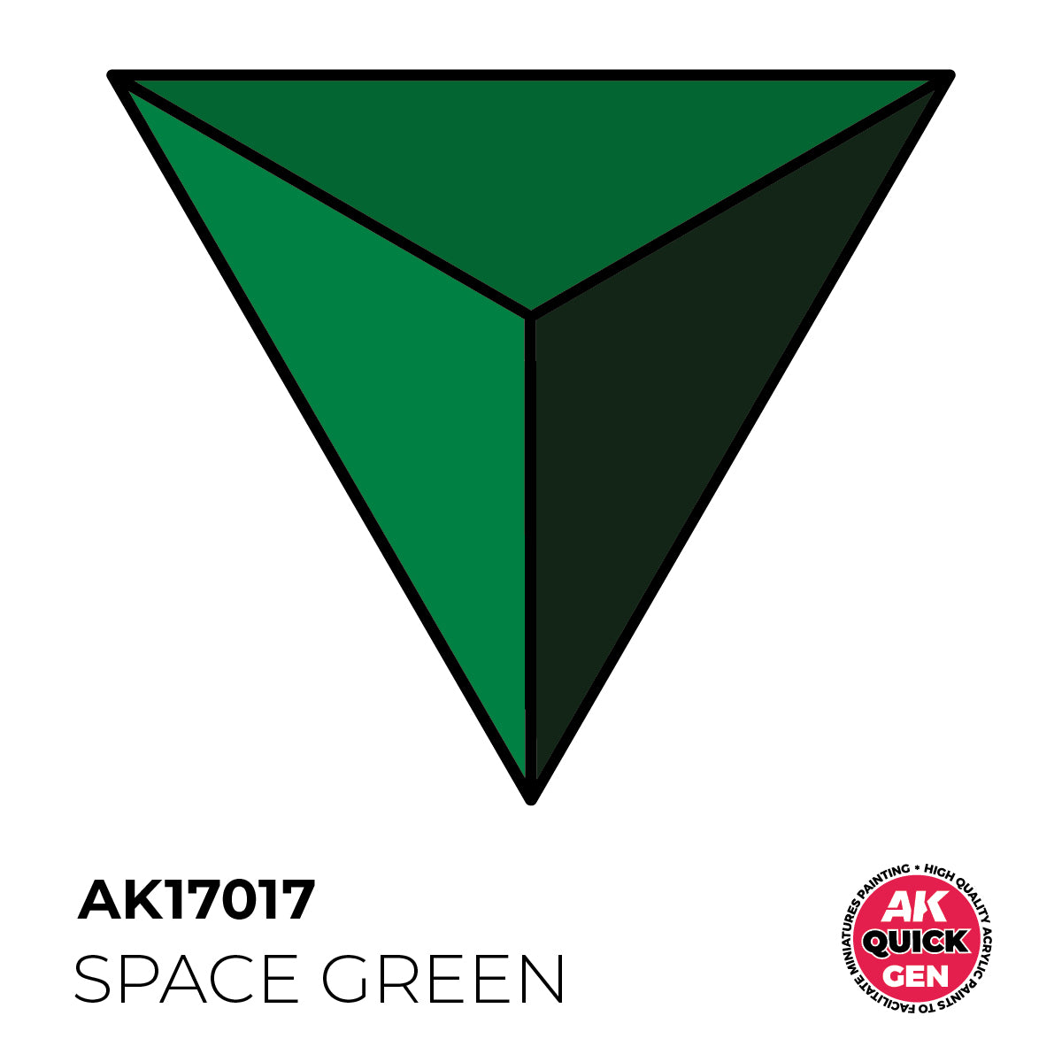 AK Pintura Acrílica Quickgen AK17017 Intensity High Space Green 18ml