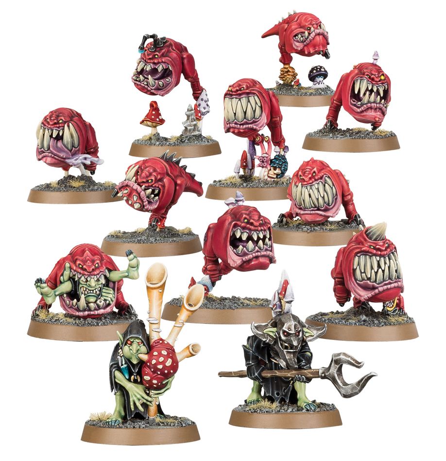 Games Workshop Warhammer Aos Gloomspite Gitz Squig Herd