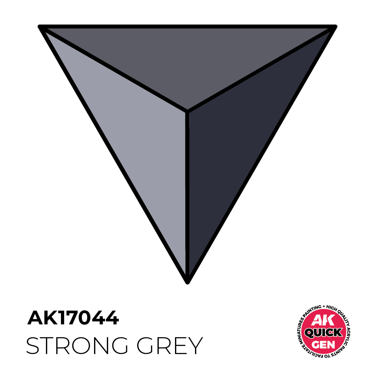 AK Pintura Acrílica Quickgen AK17044 Intensity Medium Strong Grey 18ml